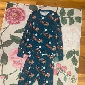 Hanna Andersson Christmas Santa Sleigh Pajamas